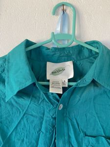 ON SALE :- Green Button-Down Shirt
