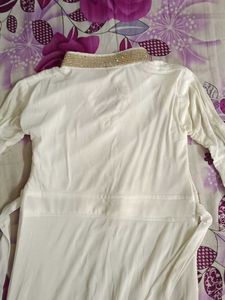 Elegant White Ethnic Gown