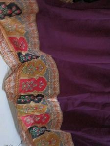 Maroon Embellished Kurta