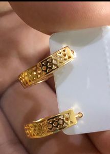 Gold Plated Hoop Earrings ⭐️