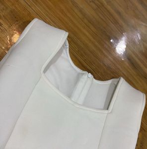 ✨[SALE]  White Fit &amp; Flare Dress