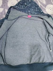 Floral Zip-Up Hoodie