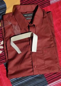Burgundy Formal Shirt