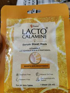 Lacto Calamine Sheet Mask 🎭 Set