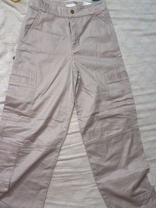 Beige Cargo Pants