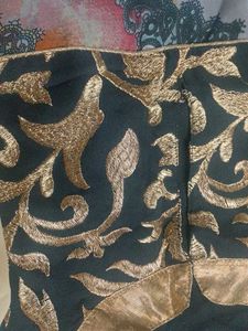 2 Kurti Embroidered Beautiful Golden And Fulkari