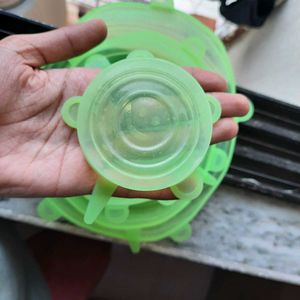 5pcs Silicone Stretch Lids