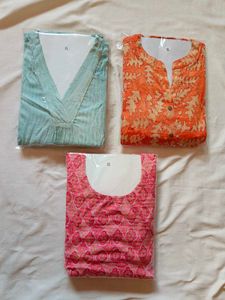 Three Beautiful Kurtis Clearing Stock