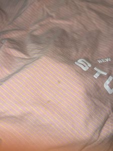 Stussy Pink Striped Tee