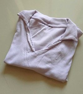 Cute Pinteresty Lavendar Crop Top