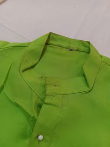 Neon Green Cotton Kurta / Unisex.