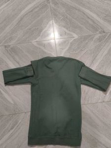 Green Printed Sweatshirt