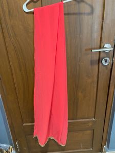 Long Georgette Gown With Duppata