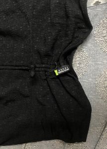Tokyo Talkies Casual Solid Women Black Top