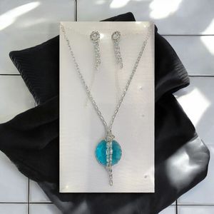 Silver Chain Single Dollar Necklace