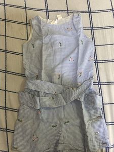 Cute Striped Baby Romper