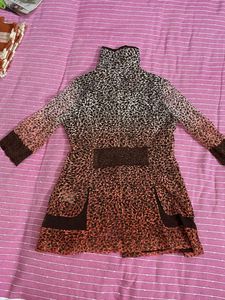 Raffy Sheer Leopard Print Jacket
