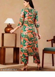 Floral Print Kurta