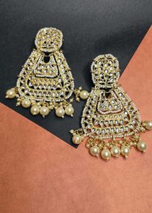 Kundan Finish Earrings