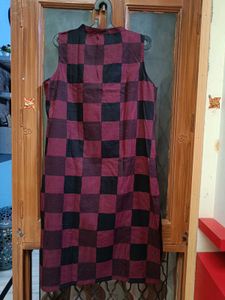 ♥️💫Checkered Print New Kurta