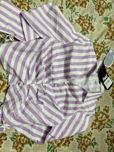 purple shirt top by dressberry