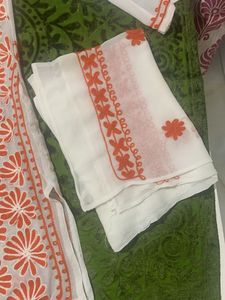 Chickankari Top With Dupatta 📌sale 199