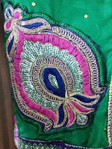 Heavy Border Saree