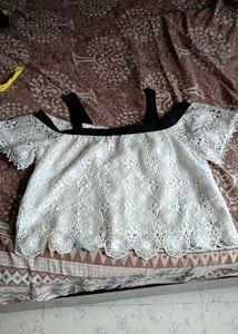 Lace Off Shoulder Top