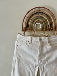 White Wide Leg Jeans