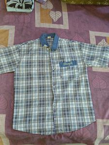 Vintage Plaid Short Sleeve Shirt