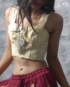 Cute Yellow Crop Top