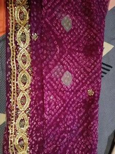 Elegant Purple Saree