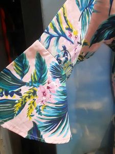 Floral Print Off-Shoulder Jumpsuit