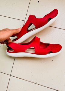 Maroon Clog Flats EU39 No.