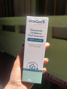 💙Wishcare Niacinamide Oil Balance Sunscreen 💙