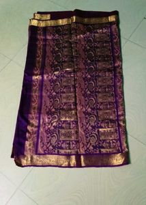 Purple Colour Pure Kanch Pattu Saree