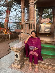 Elegant Purple Salwar Suit