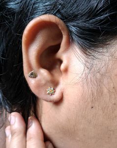 Star Stud Earrings Gold