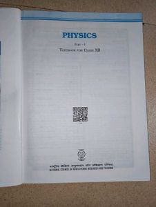Physics Textbook for Class XII - Part I