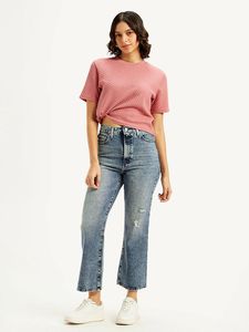 Levi’s High Rise Bootcut Raw Hem Jeans