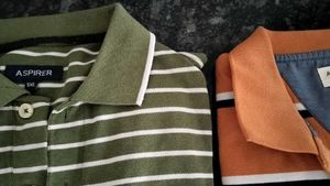 three men&#39;s t shirts