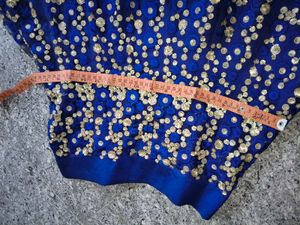 Beautiful blue Lenhga choli