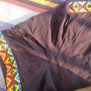 Boho Embroidered Cuff T-Shirt