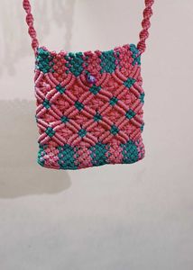 Macrame Crossbody Bag
