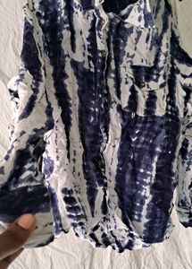Tie Dye Button Down Shirt