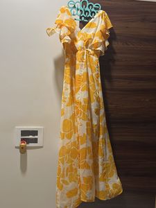 Sassafaras Yellow Maxi With Slit