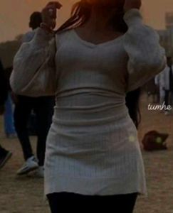Cream Wrap Dress Aesthetic - Size XS To Large