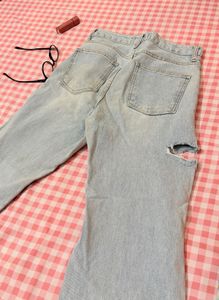 Ripped Light Wash Jeans