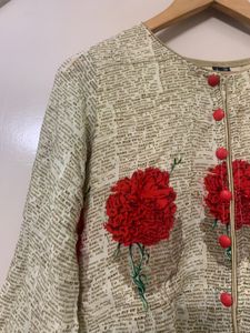 Front Slit Kurta Floral Y2K