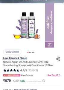 Beauty And planet  Shampoo With Conditioner
